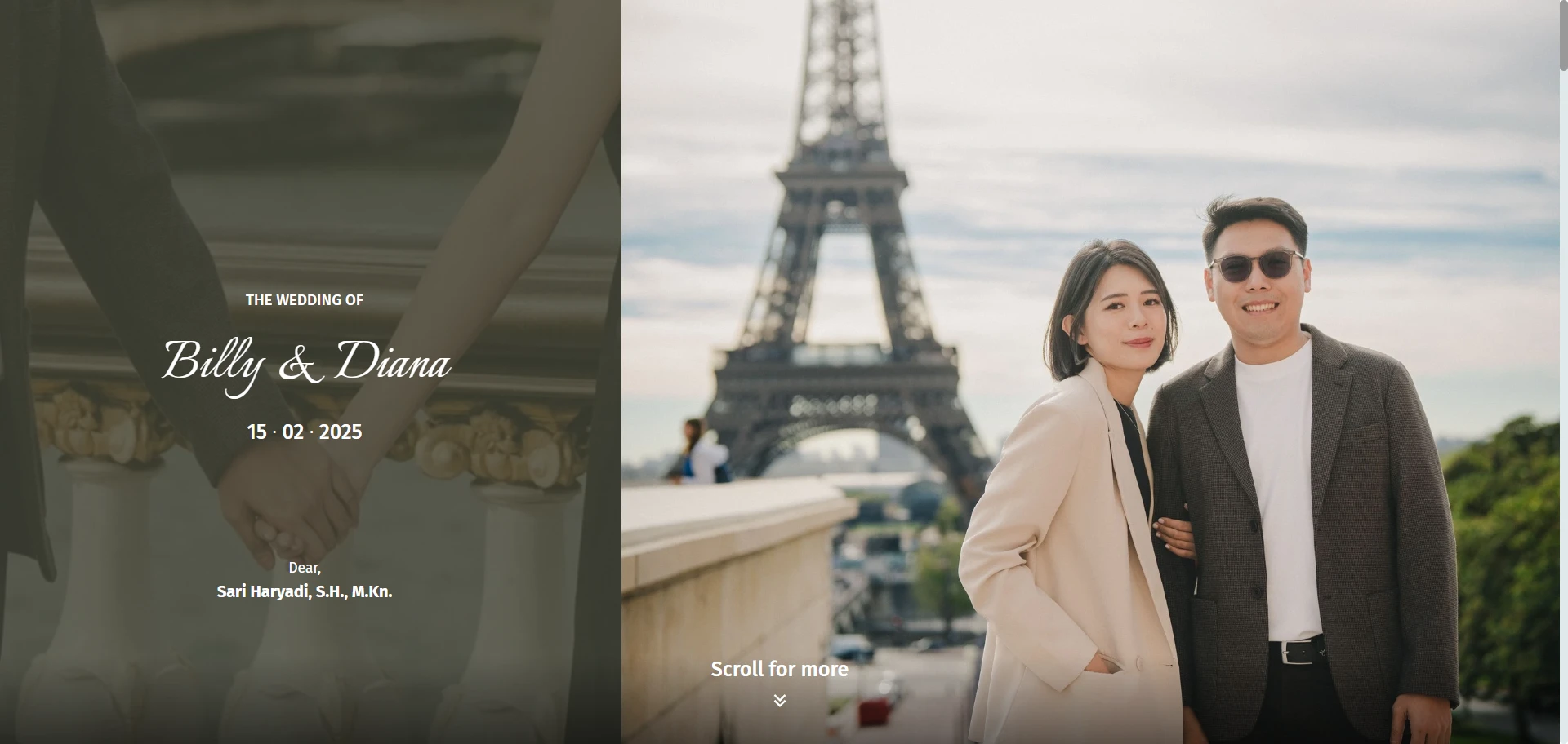 Image of Aesthetic Wedding Invitation